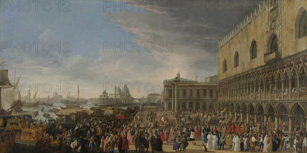 The Entry of the French Ambassador in Venice in 1706, Italy, Luca Carlevarijs, 1706 - 1708