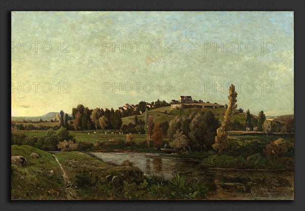 Henri-Joseph Harpignies (French, 1819 - 1916), Landscape in Auvergne, 1870, oil on canvas