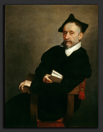 Giovanni Battista Moroni (Italian, c. 1525 - 1578), "Titian's Schoolmaster", c. 1575, oil on canvas