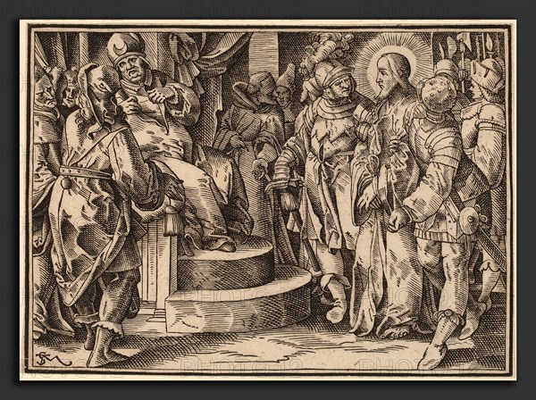 Christoph Murer, Christ Tells His Disciples of the Last Judgment, Swiss, 1558 - 1614, published 1630, woodcut on laid paper