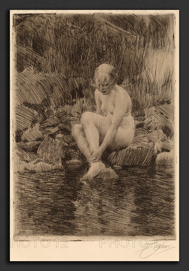 Anders Zorn, Dagmar, Swedish, 1860 - 1920, 1912, etching