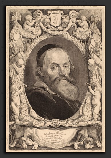Jonas Suyderhoff after Pieter Claesz Soutman (Dutch, c. 1613 - 1686), Hendrik Goltzius, 1649, etching and engraving on laid paper
