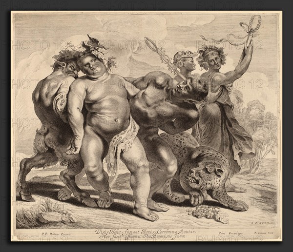 Jonas Suyderhoff after Sir Peter Paul Rubens (Dutch, c. 1613 - 1686), Drunkenness of Bacchus, engraving