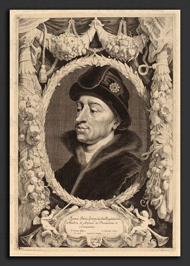 Jonas Suyderhoff after Pieter Claesz Soutman (Dutch, c. 1613 - 1686), John the Fearless, Duke of Burgundy, etching and engraving