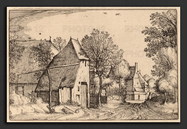 Claes Jansz Visscher after Johannes van Doetechum, the Elder after Lucas van Doetechum after Master of the Small Landscapes (Dutch, 1586-1587 - 1652), Village Road, published 1612, etching