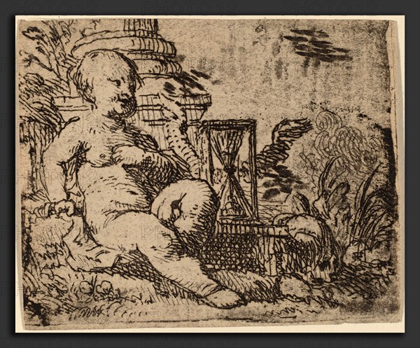 Cornelis Schut I (Flemish, 1597 - 1655), Allegory of Vanity, etching on laid paper