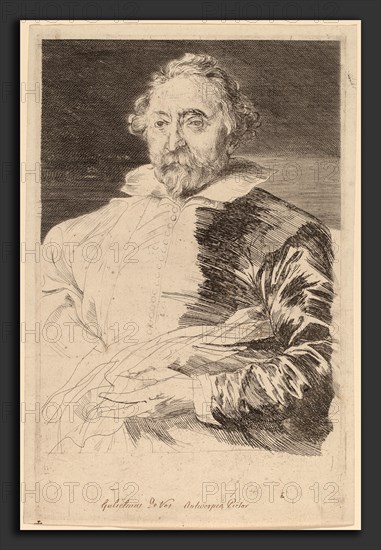 Sir Anthony van Dyck and Schelte Adams Bolswert (Flemish, 1599 - 1641), Willem de Vos, probably 1626-1641, etching and engraving