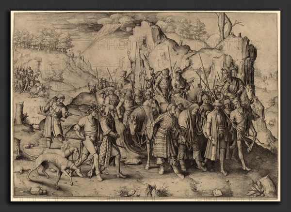 Lucas van Leyden (Netherlandish, 1489-1494 - 1533), The Conversion of Saint Paul, 1509, engraving