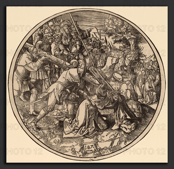 Jacob Cornelisz van Oostsanen (Netherlandish, 1470 or before - 1533), Christ Carrying the Cross, 1514, woodcut