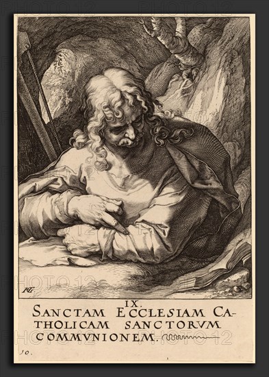 Hendrik Goltzius (Dutch, 1558 - 1617), Saint James the Lesser, probably 1589, engraving