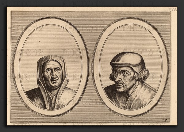 Johannes and Lucas van Doetechum after Pieter Bruegel the Elder (Dutch, active 1554-1572; died before 1589), "Beveynsde Hil" and "Listighe Jorden", c. 1564-1565, etching