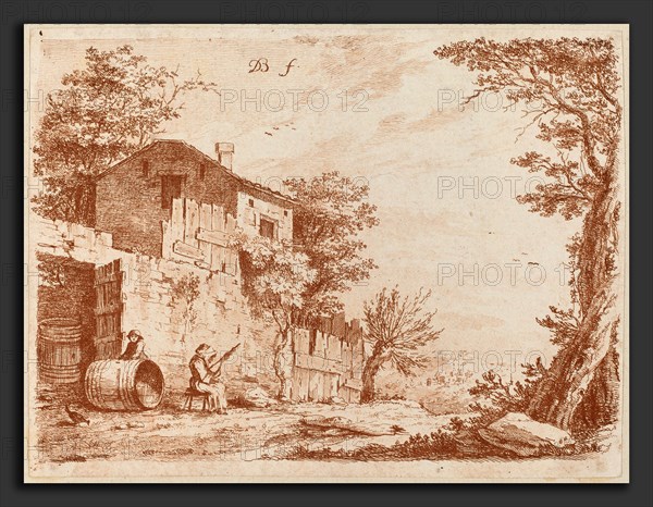 Jean-Jacques de Boissieu, Landscape, French, 1736 - 1810, 1759, etching