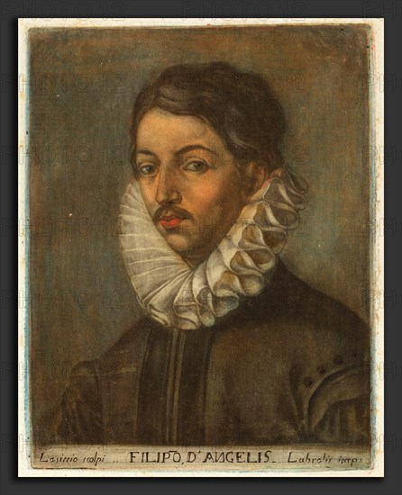 Carlo Lasinio (Italian, 1759 - 1838), Filippo d'Angeli, color mezzotint