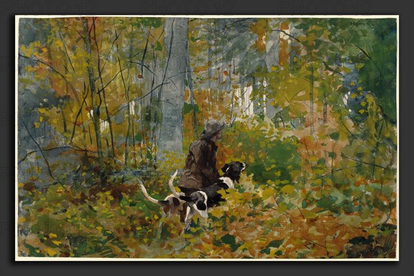 Winslow Homer (American, 1836 - 1910), On the Trail, c. 1892, watercolor over graphite