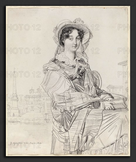 Jean-Auguste-Dominique Ingres (French, 1780 - 1867), Mrs. Charles Badham, 1816, graphite on wove paper