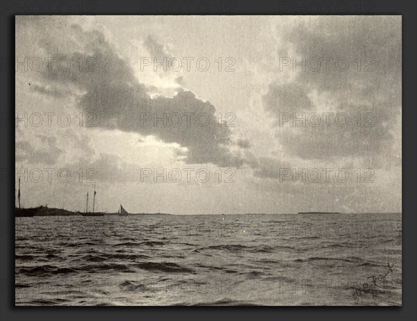 William B. Post (American, 1857 - 1921), Sunset Over Water, 1890s, platinum print