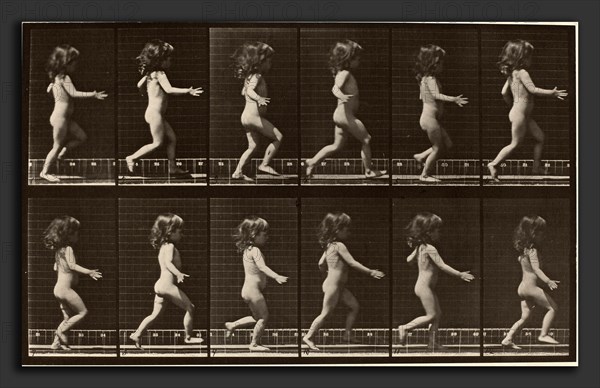 Eadweard Muybridge (American, born England, 1830 - 1904), Animal Locomotion, Plate 469, 1887, collotype