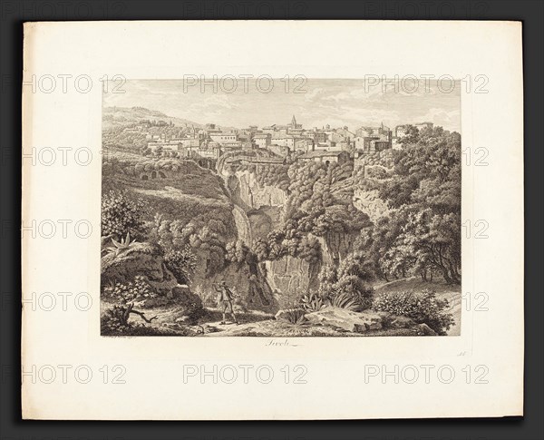 Albert Christoph Dies (Austrian, 1755 - 1822), Tivoli, 1793, etching on laid paper