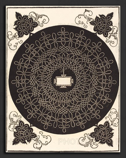 Albrecht DÃ¼rer (German, 1471 - 1528), The Second Knot (with an oblong tablet), probably 1506-1507, woodcut