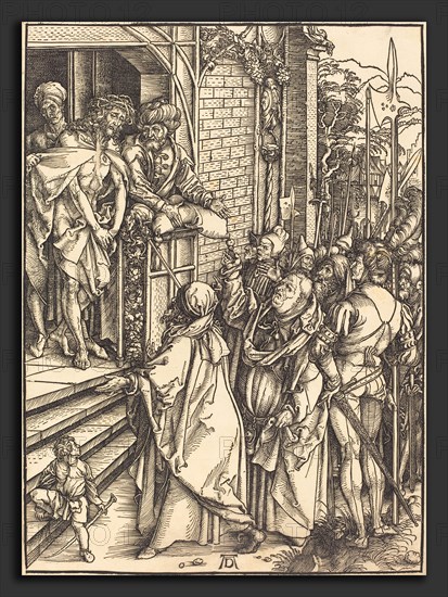 Albrecht DÃ¼rer (German, 1471 - 1528), Ecce Homo, c. 1498-1499, woodcut