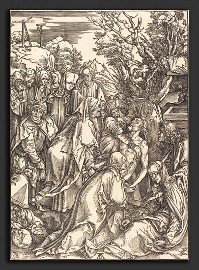 Albrecht DÃ¼rer (German, 1471 - 1528), The Deposition, c. 1497, woodcut