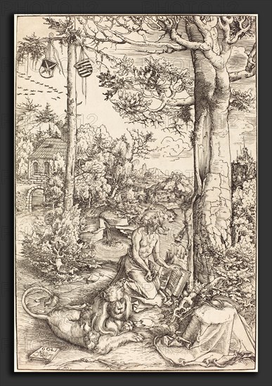 Lucas Cranach the Elder (German, 1472 - 1553), The Penitence of Saint Jerome, 1509, woodcut