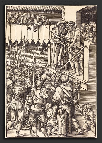 Lucas Cranach the Elder (German, 1472 - 1553), Ecce Homo, in or before 1509, woodcut