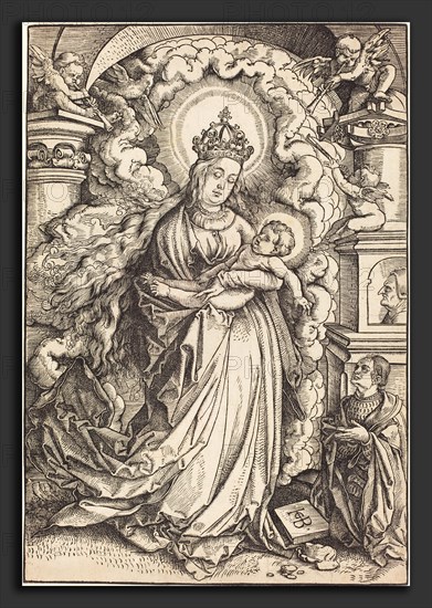 Hans Baldung Grien (German, 1484-1485 - 1545), Madonna and Child, 1515-1517, woodcut on laid paper