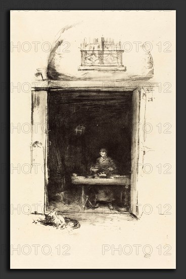 James McNeill Whistler (American, 1834 - 1903), The Smith - Passage du Dragon, 1894, lithograph