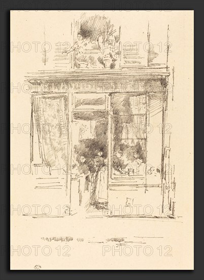 James McNeill Whistler (American, 1834 - 1903), The Laundress - La Blanchisseuse de la Place Dauphine, 1894, lithograph