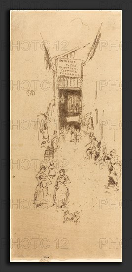 James McNeill Whistler (American, 1834 - 1903), Fleur de Lys Passage, c. 1886-1888, etching