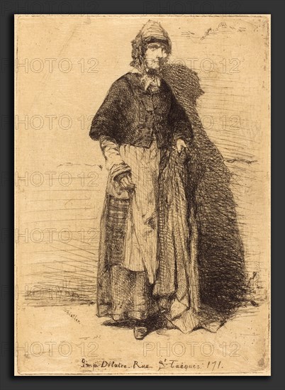 James McNeill Whistler (American, 1834 - 1903), La Mere Gerard, 1858, etching