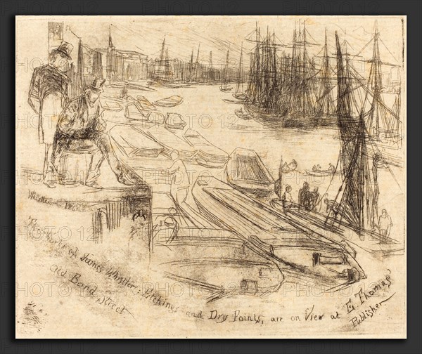 James McNeill Whistler (American, 1834 - 1903), The Little Pool, 1861, etching