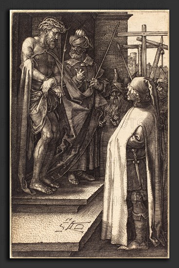 Albrecht DÃ¼rer (German, 1471 - 1528), Ecce Homo, 1512, engraving on laid paper