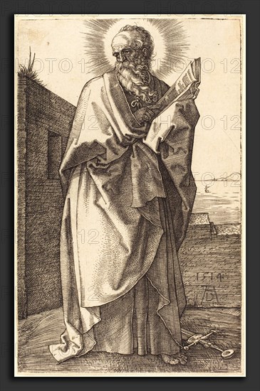 Albrecht DÃ¼rer (German, 1471 - 1528), Saint Paul, 1514, engraving