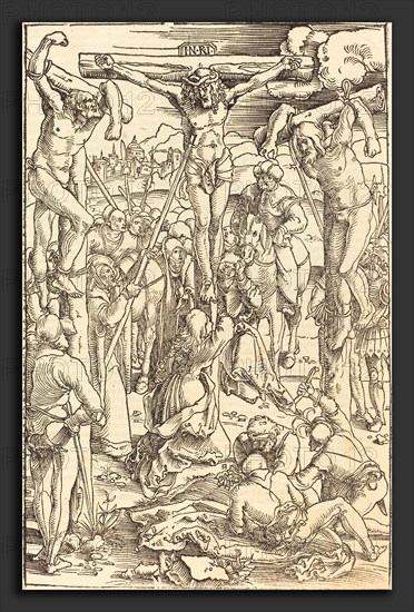 Hans Baldung Grien (German, 1484-1485 - 1545), Christ on the Cross, 1505-1507, woodcut