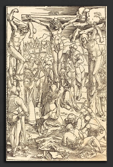 Hans Baldung Grien (German, 1484-1485 - 1545), Christ on the Cross, 1505-1507, woodcut