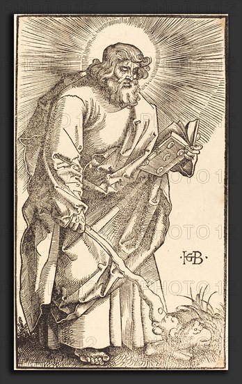 Hans Baldung Grien (German, 1484-1485 - 1545), Apostle Judas Thaddeus, 1519, woodcut