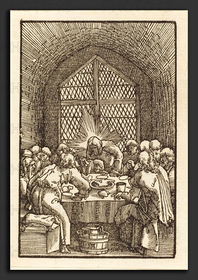 Albrecht Altdorfer (German, 1480 or before - 1538), The Last Supper, c. 1513, woodcut