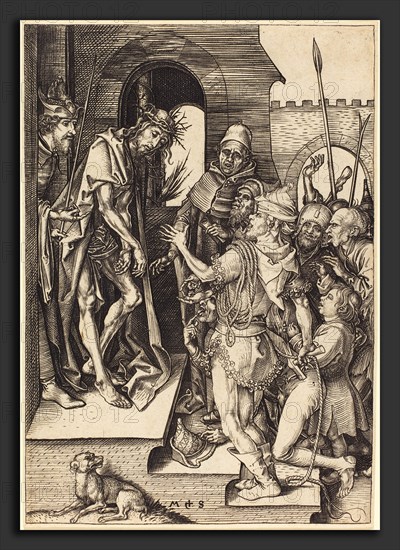 Martin Schongauer (German, c. 1450 - 1491), Ecce Homo, c. 1480, engraving