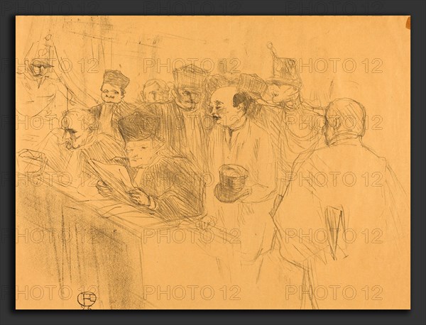 Henri de Toulouse-Lautrec (French, 1864 - 1901), Soudais Deposition (Déposition Soudais), 1896, lithograph