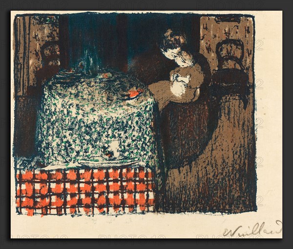 Edouard Vuillard (French, 1868 - 1940), Motherhood (Maternité), 1896, 4 color lithograph on japan paper