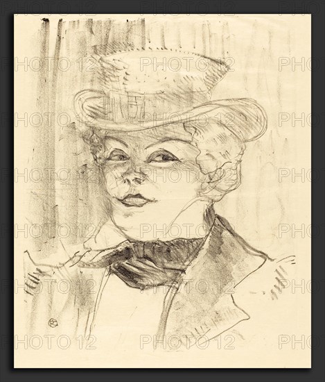 Henri de Toulouse-Lautrec (French, 1864 - 1901), Mme. Réjane, 1898, lithograph