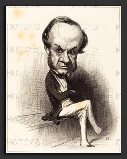 Honoré Daumier (French, 1808 - 1879), Lannes, duc de Montebello, 1850, lithograph