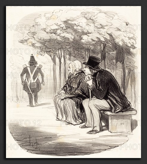 Honoré Daumier (French, 1808 - 1879), Je n'métonne pas si les femmes ont du goÃ»t, 1848, lithograph