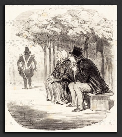 Honoré Daumier (French, 1808 - 1879), Je n'métonne pas si les femmes ont du goût, 1848, lithograph