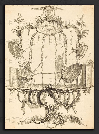 Charles Germain de Saint-Aubin (French, 1721 - 1786), Le Duel, in or after 1756, etching