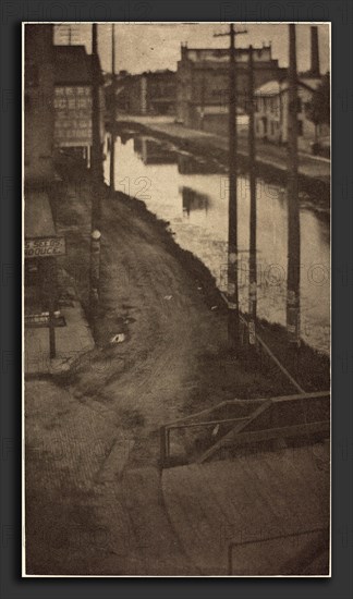 Clarence H. White, Telephone Poles, American, 1871 - 1925, c.1900, photogravure