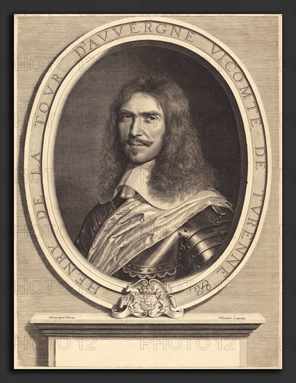 Robert Nanteuil after Philippe de Champaigne (French, 1623 - 1678), Marechal de Turenne, 1649, engraving