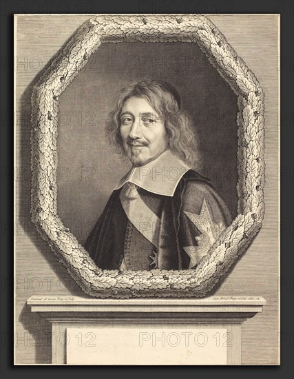 Robert Nanteuil (French, 1623 - 1678), Chancellor Michel Le Tellier, 1661, engraving